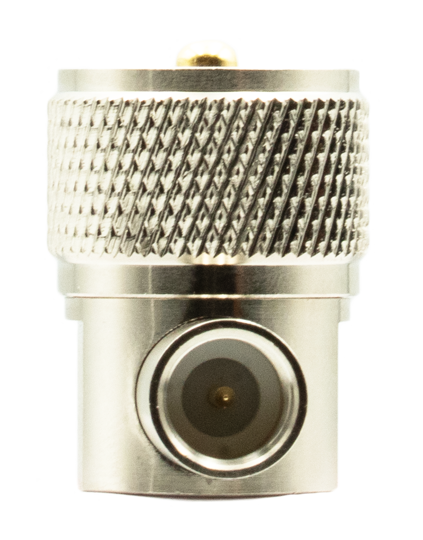 FME Male to PL259 Right Angle Adaptor Plug - GME001