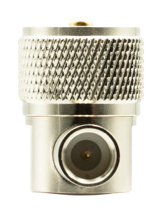 FME Male to PL259 Right Angle Adaptor Plug - GME001
