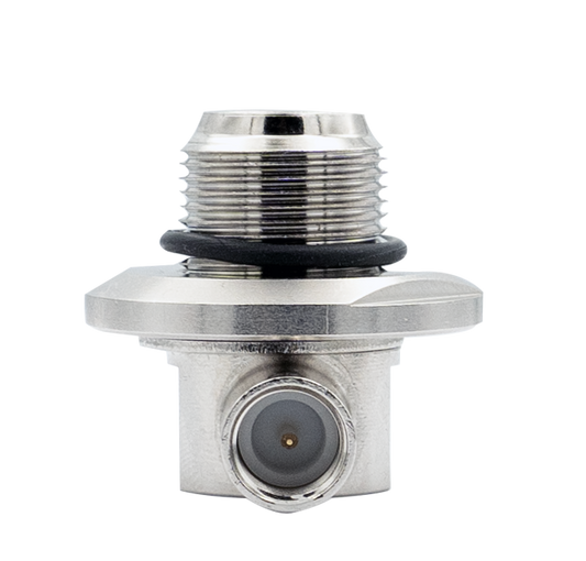 Right Angle Antenna Base – SO239 (UHF Female) to FME Male Adaptor Plug - GME002