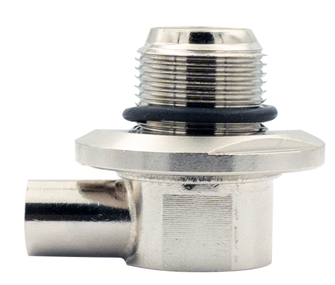 Right Angle Antenna Base – SO239 (UHF Female) to FME Male Adaptor Plug - GME002