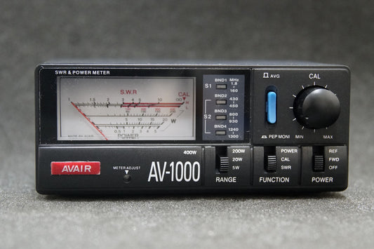 SWR Meter, VSWR Meter - AV1000 HF/VHF/UHF 1.8 to 1300Mhz