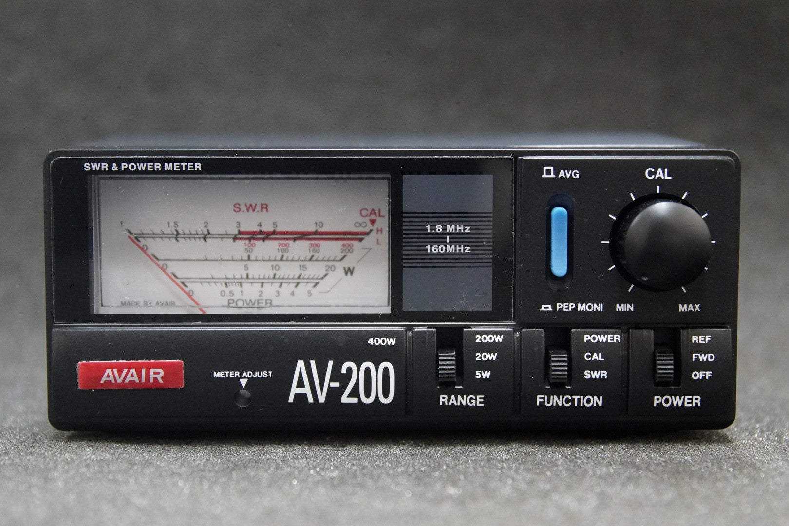 SWR Meter, VSWR Meter - AV200 1.8Mhz to 160Mhz - Peak 400Watts ...