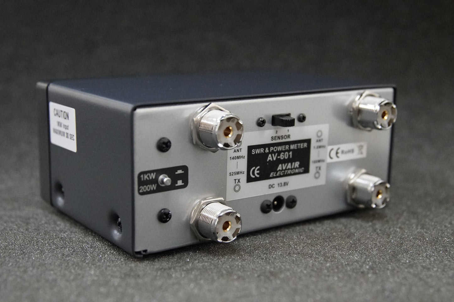 SWR Meter, VSWR Meter - AV601 HF/VHF/UHF 1.8 to 525Mhz