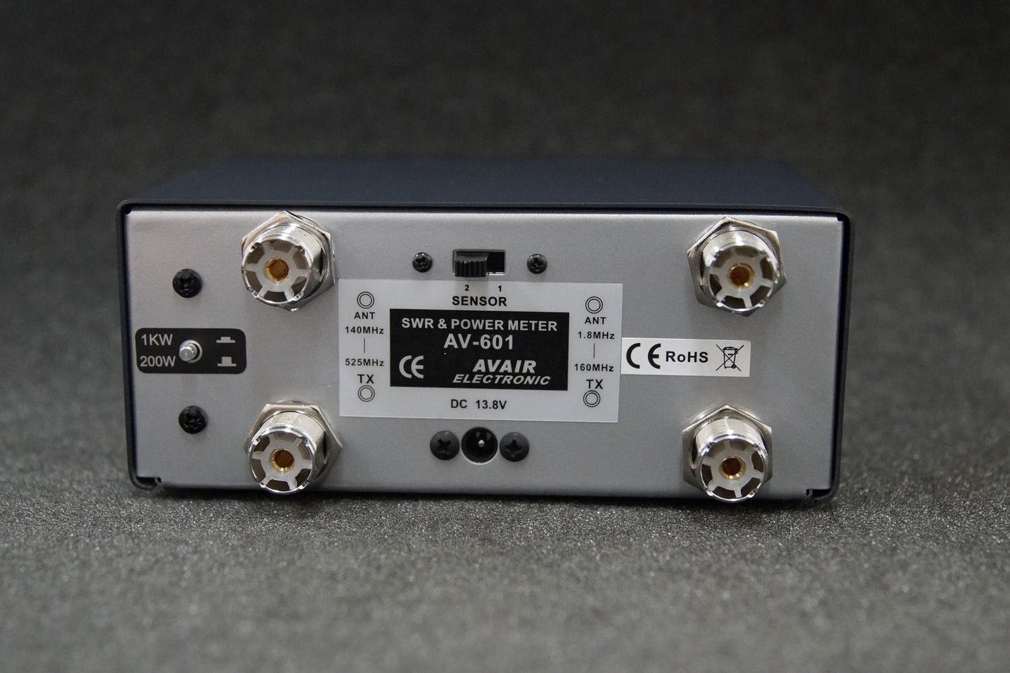 SWR Meter, VSWR Meter - AV601 HF/VHF/UHF 1.8 to 525Mhz