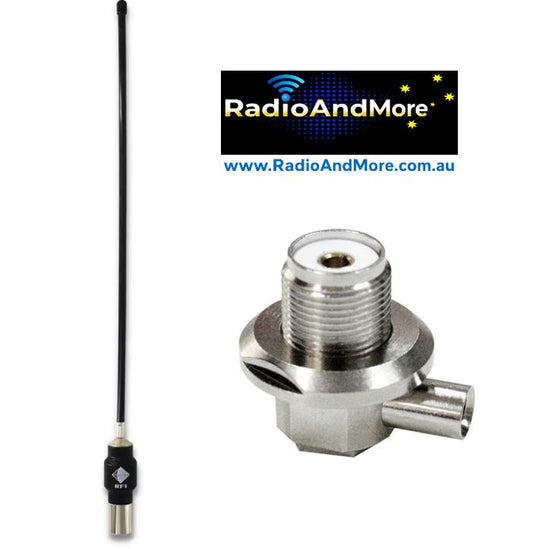 UHF 450-520Mhz Mobile Antenna MBC (PL259) Base 4dB Mopole Ground Indapendent
