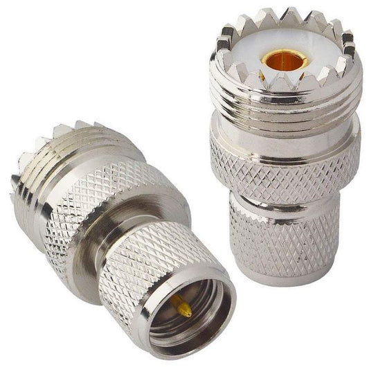 Coax Plug MINI-UHF-Male to UHF-Female (S0239) Adaptor #43