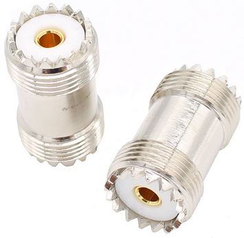 Coax Plug UHF-Female (SO239) to UHF-Female (SO239) Adaptor Barrel #11