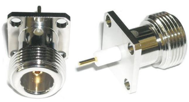 Coax Plug N-Type Female Panel Mount #58