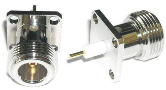Coax Plug N-Type Female Panel Mount #58