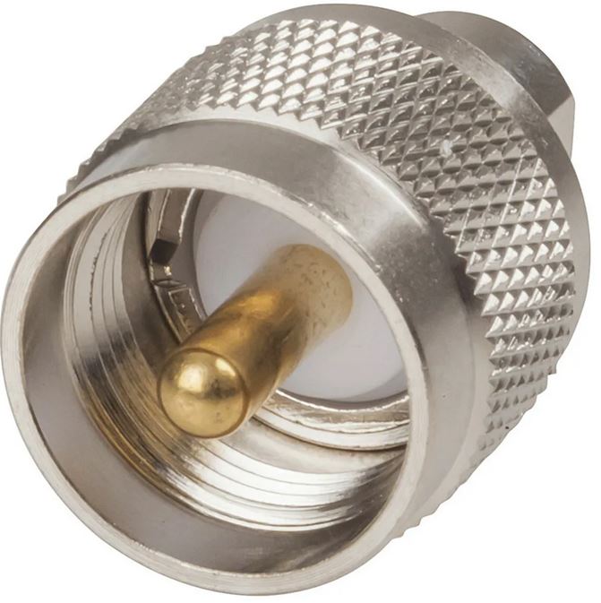 Coax Plug FME-Male to UHF-Male (PL259) - Adaptor Coax Plug #1