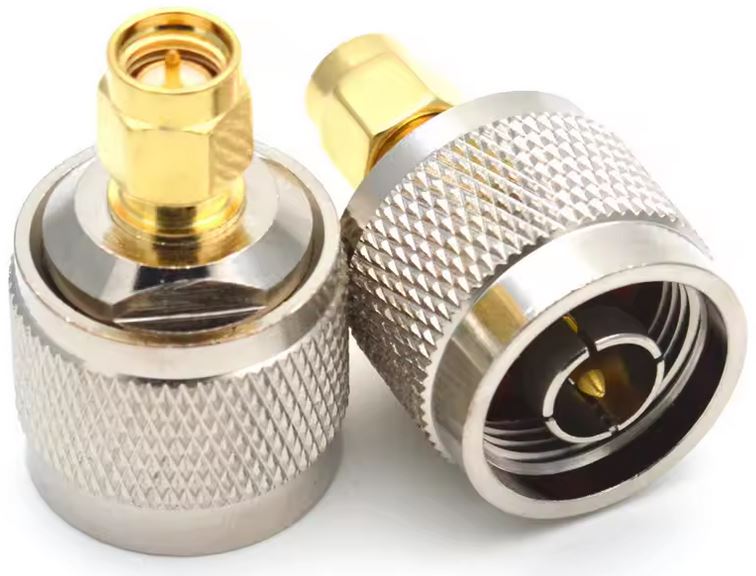Coax Plug N-Type Male To SMA Male #91 Adaptor
