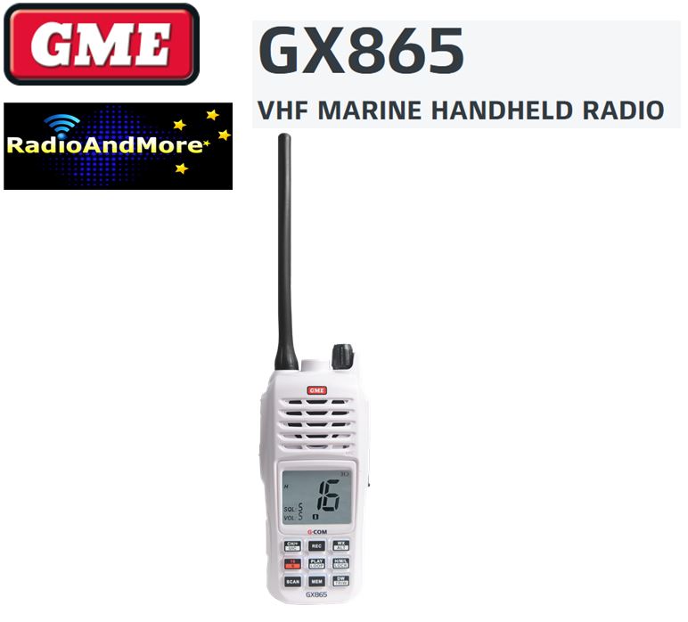 Marine Radio - GME GX865 VHF Marine Portable Radio