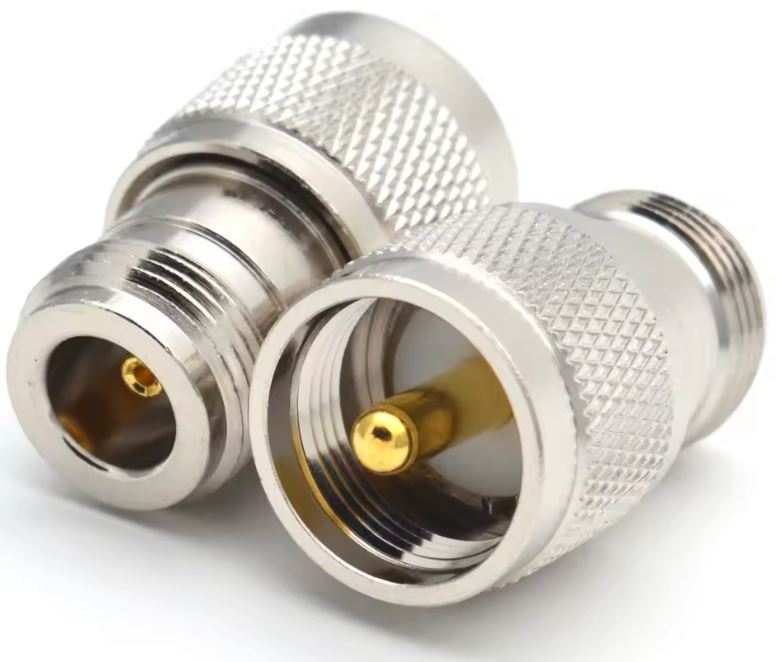 Coax Plug UHF Male (PL259) to N-Type Female Adaptor #85
