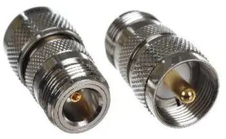 Coax Adapter N Type Female to UHF Male (PL259)