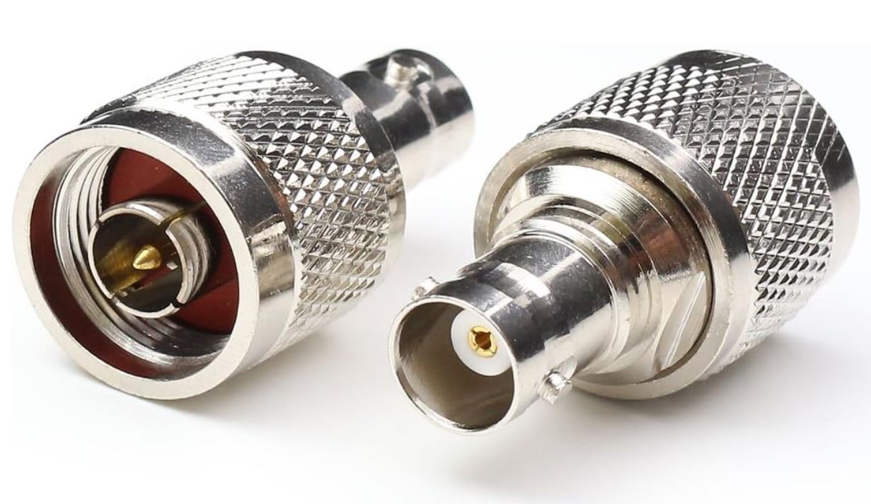 Coax Plug N-Type Male To BNC Female #90 Adaptor