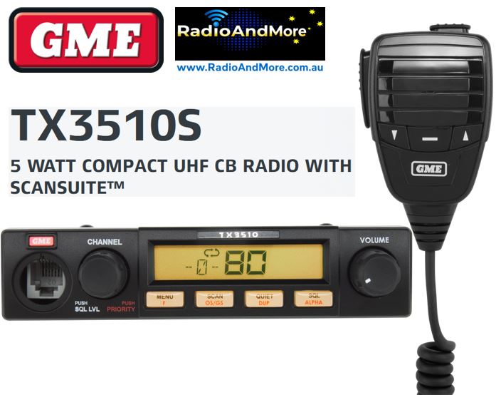 UHF CB Radio - GME TX3510S - 476-477Mhz