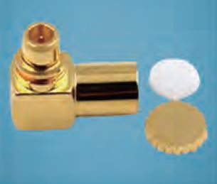 Coax Plug Crimp MMCX Right Angle to RG58 Cable