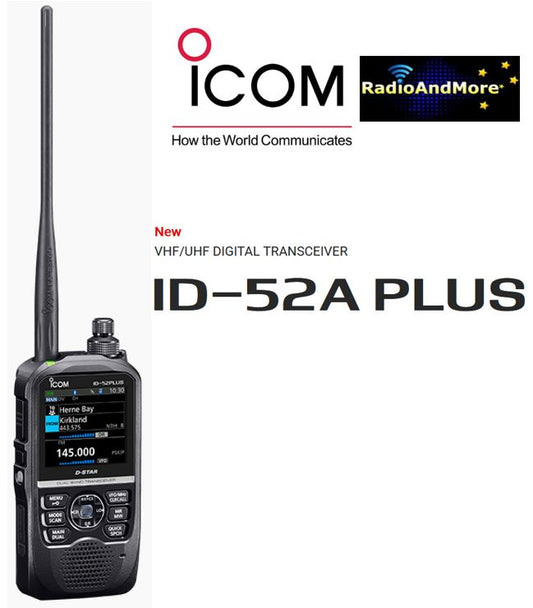 Icom ID-52A-PLUS - Portable Dual BAND Radio VHF & UHF
