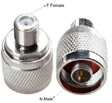 Coax Adapter N Type Male to F Female