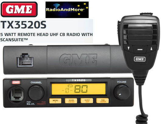 UHF CB Radio - GME TX3520S - 476-477Mhz