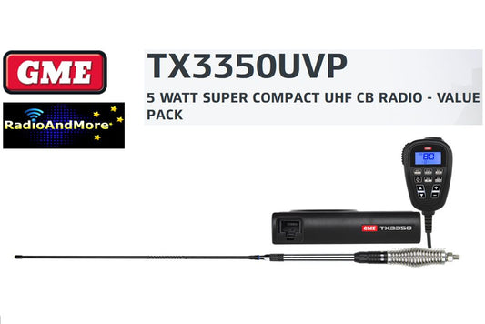 UHF CB Radio "Value Pack" - GME TX3350UVP - 476-477Mhz
