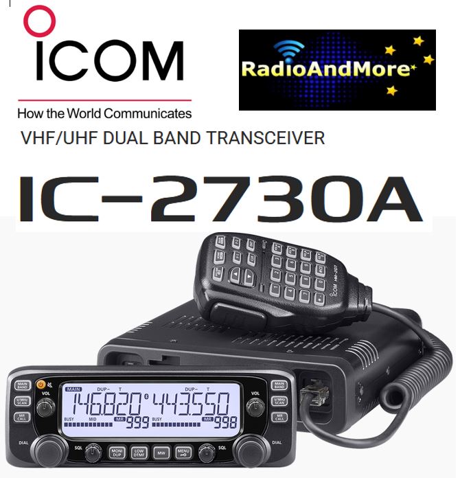 Icom IC-2730A - Mobile DUAL BAND Radio VHF & UHF