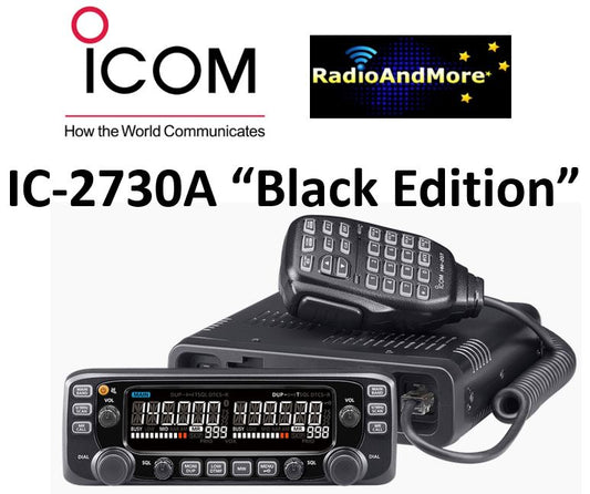 Icom IC-2730A "Black Edition" - Mobile DUAL BAND Radio VHF & UHF