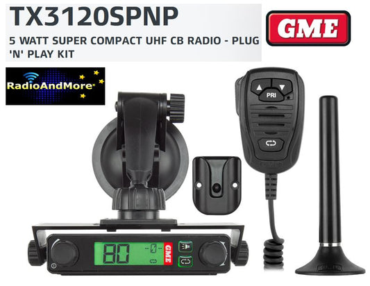UHF CB Radio - GME TX3120SPNP "PLUG & PLAY KIT"- 476-477Mhz