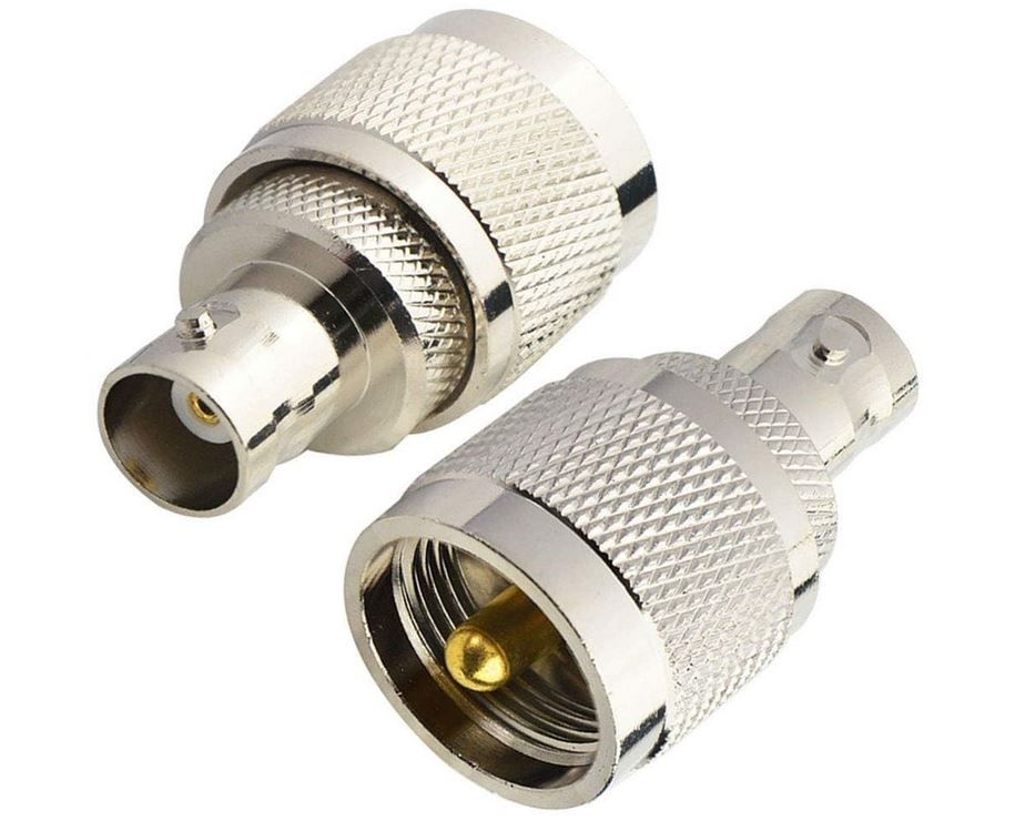 Coax Plug UHF Male (PL259) to BNC Female #88 Adaptor
