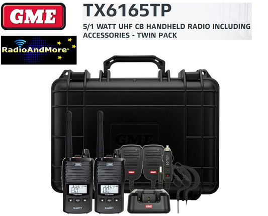 UHF CB - GME TX6165TP "TWIN PACK" - 476-477Mhz