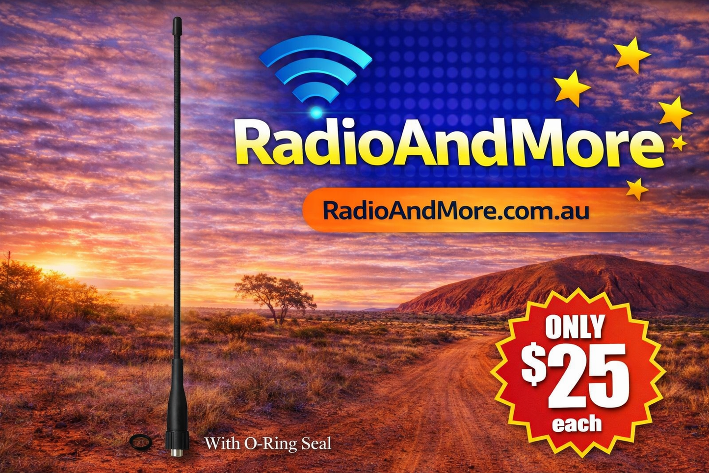 FDP-Pro Range Extender Antenna - 34cm Long
