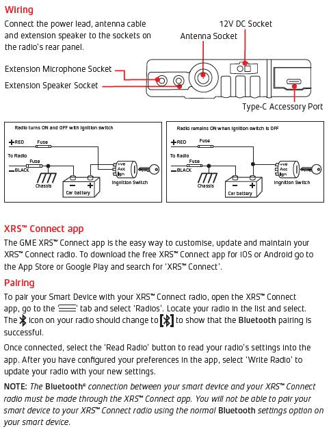 UHF CB Radio - GME XRS-335c - 476-477Mhz