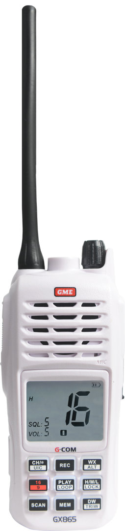 Marine Radio - GME GX865 VHF Marine Portable Radio