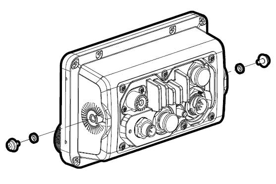 MBF-7 Panel or Flash Mount Kit For Icom IC-M510E Marine Radio