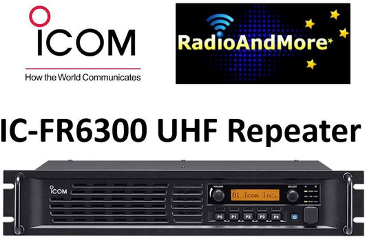Icom IC-FR6300-H 50Watts 450-520Mhz - UHF Repeater Analogue + Digital Ready