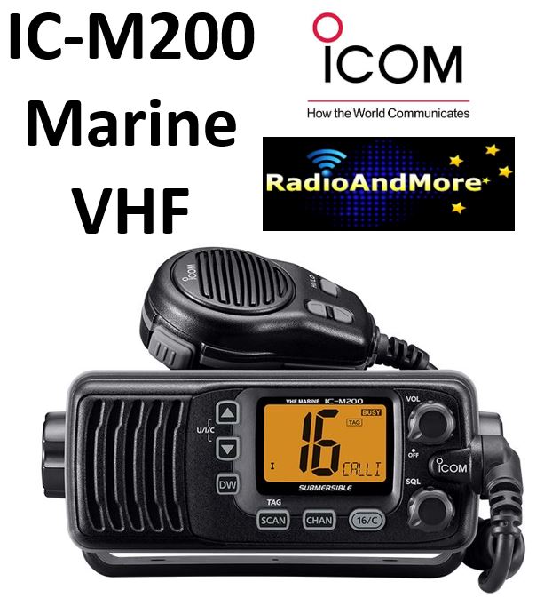 Marine Radio - Icom IC-M200 - VHF Marine Radio KIt with Antenna And Tilt Mount