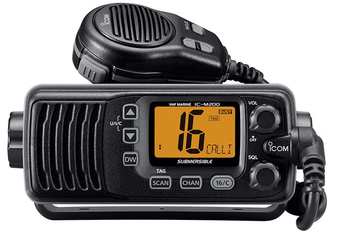 Marine Radio - Icom IC-M200 - VHF Marine Radio KIt with Antenna And Tilt Mount