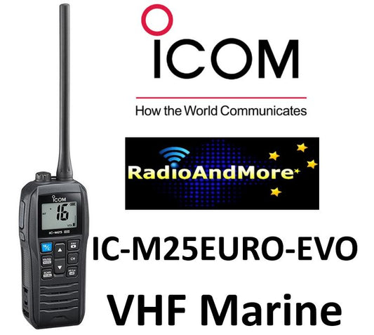 Icom IC-M25EURO-EVO - VHF Marine Radio Handheld