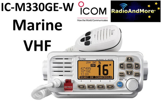 Marine Radio - Icom IC-M330GE-W - VHF Marine Radio "White"