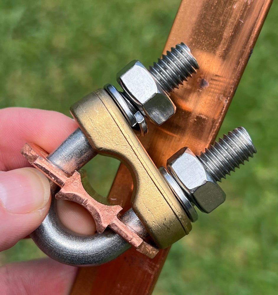 Earthing and Antenna System Parts - U-Bolts 35-120 Copper