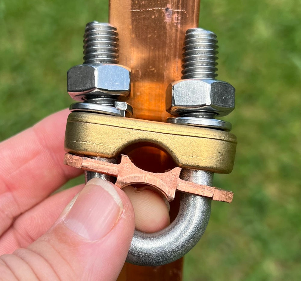 Earthing and Antenna System Parts - U-Bolts 35-120 Copper