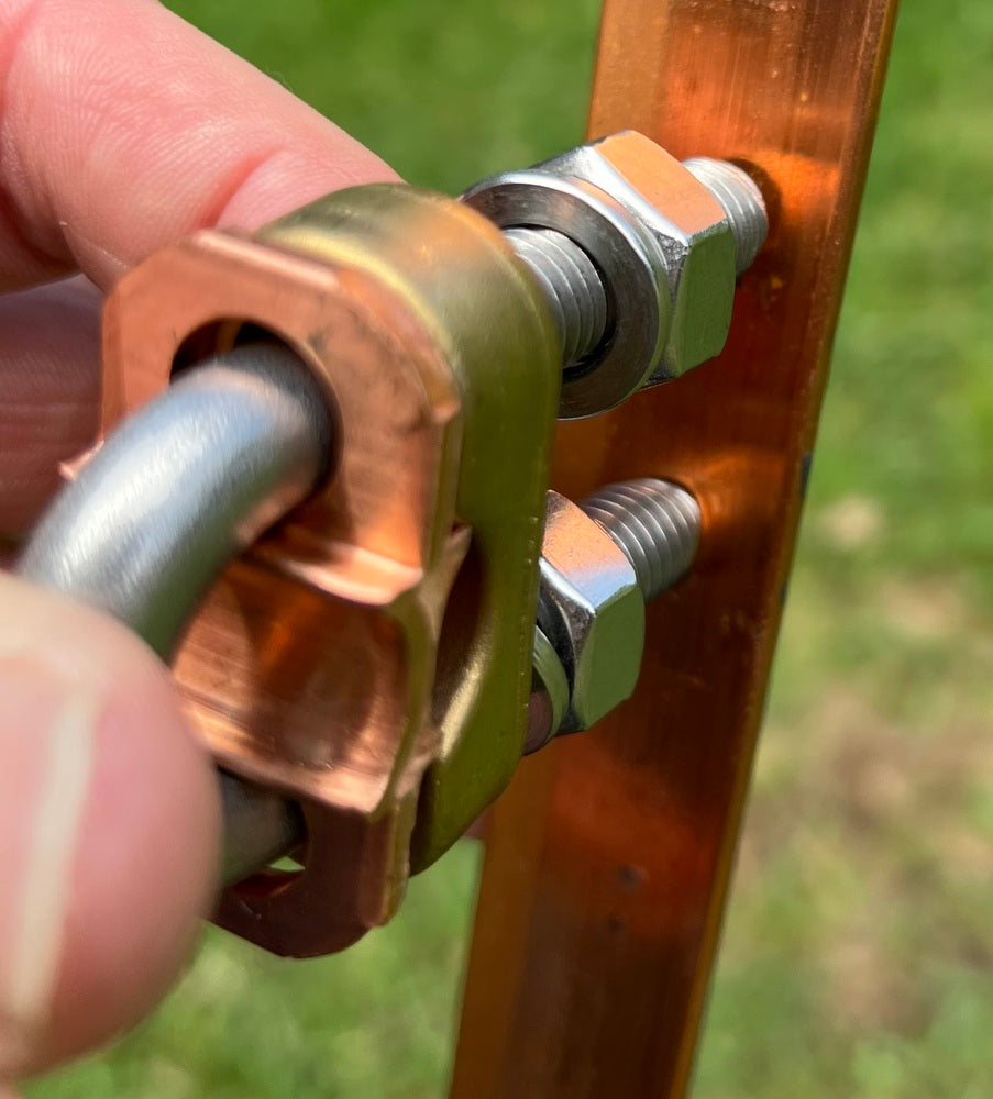 Earthing and Antenna System Parts - U-Bolts 35-120 Copper