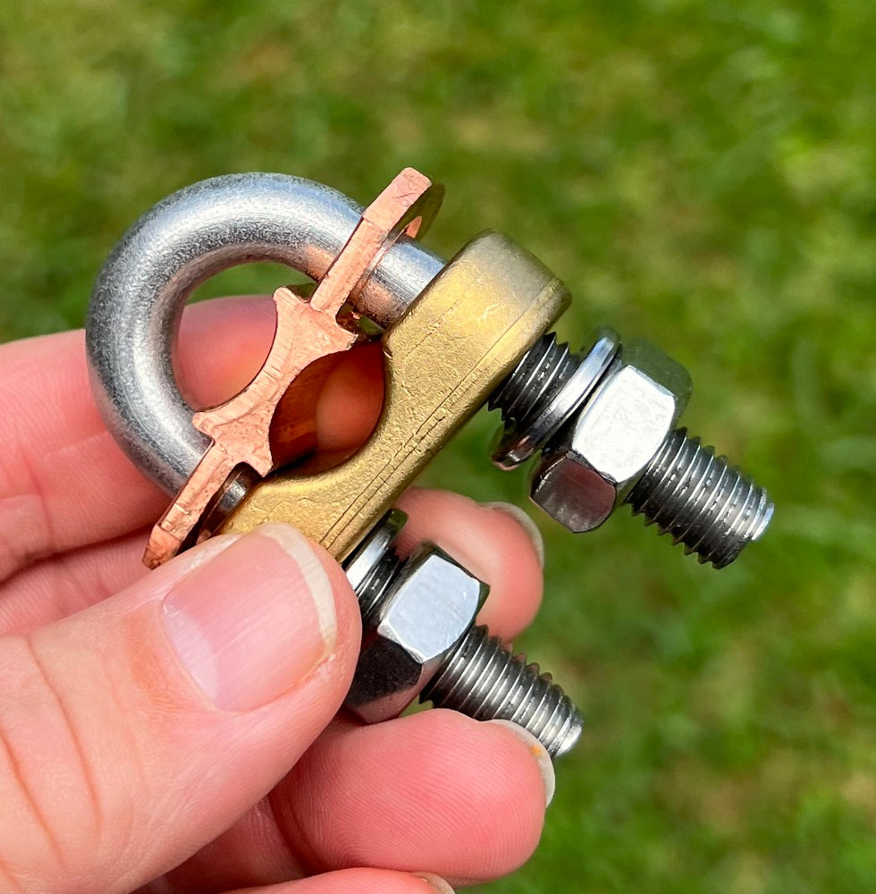 Earthing and Antenna System Parts - U-Bolts 35-120 Copper