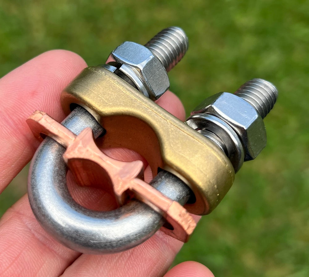 Earthing and Antenna System Parts - U-Bolts 35-120 Copper
