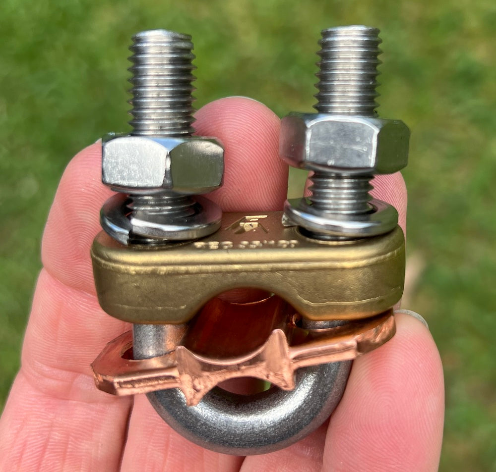 Earthing and Antenna System Parts - U-Bolts 35-120 Copper