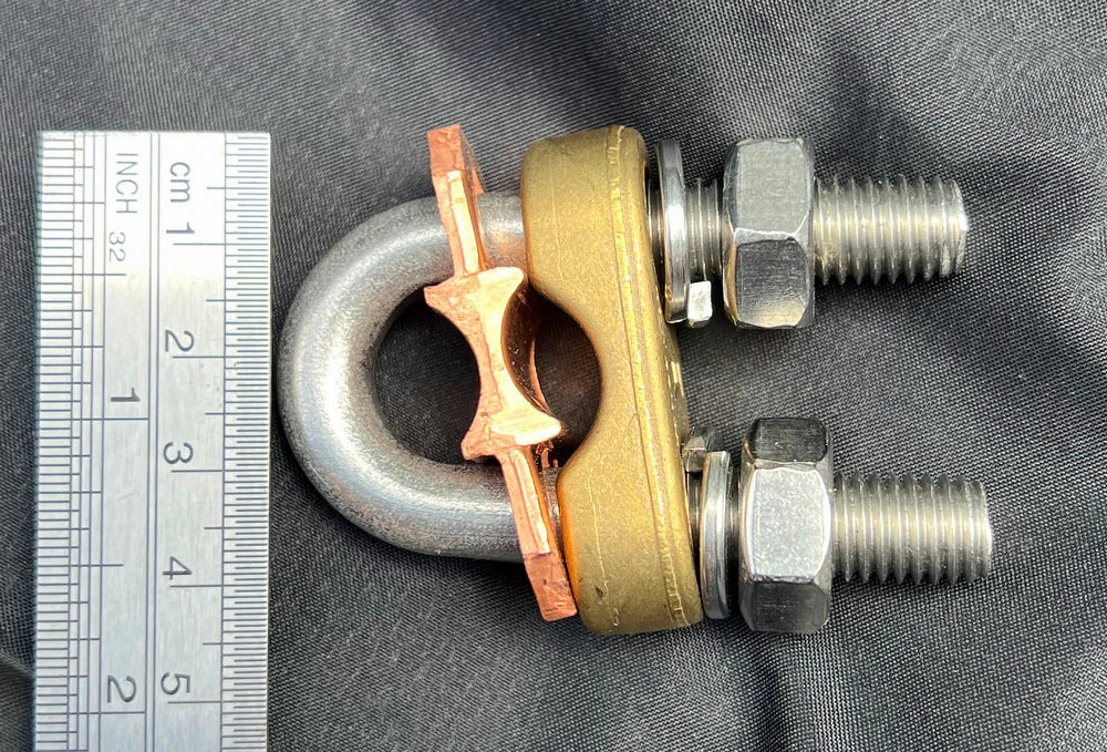 Earthing and Antenna System Parts - U-Bolts 35-120 Copper