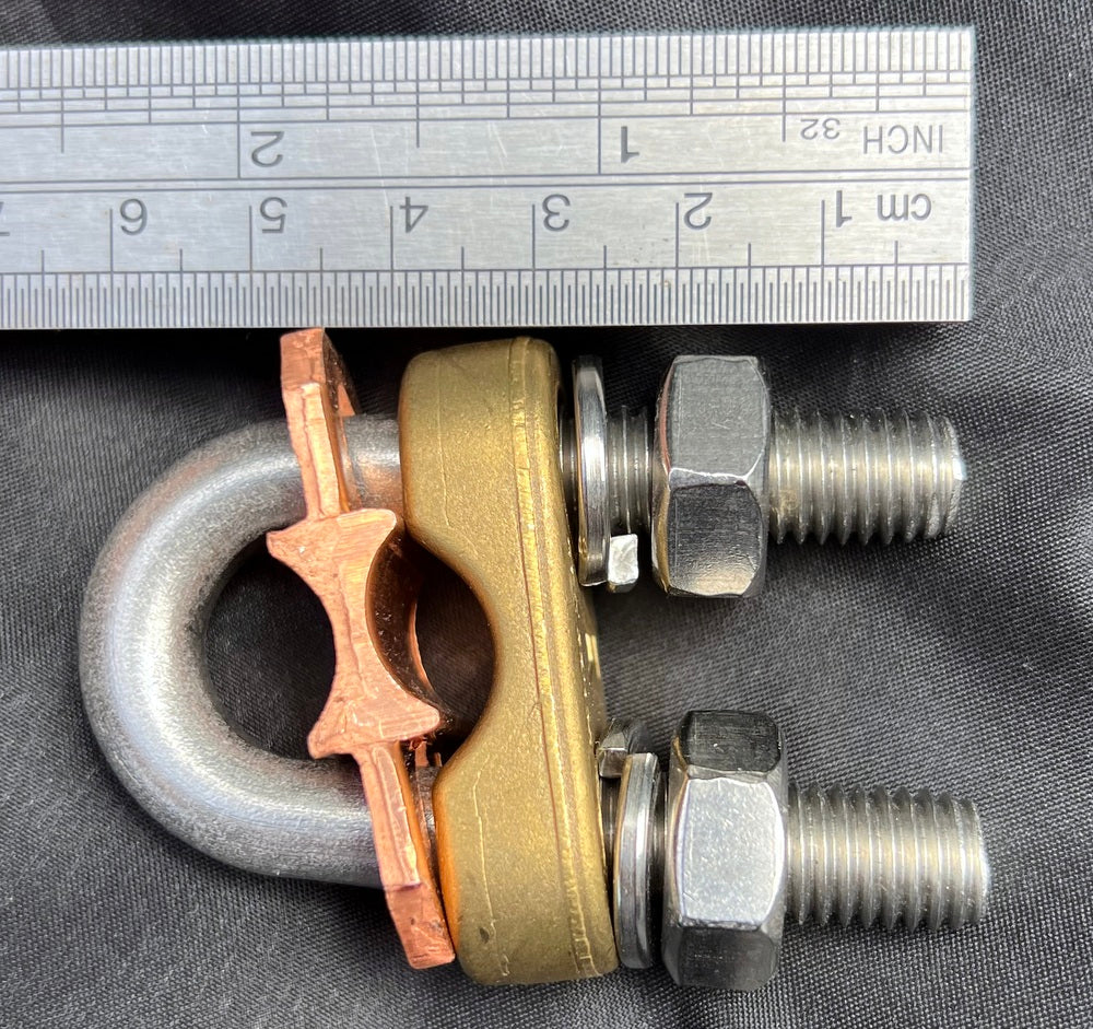Earthing and Antenna System Parts - U-Bolts 35-120 Copper
