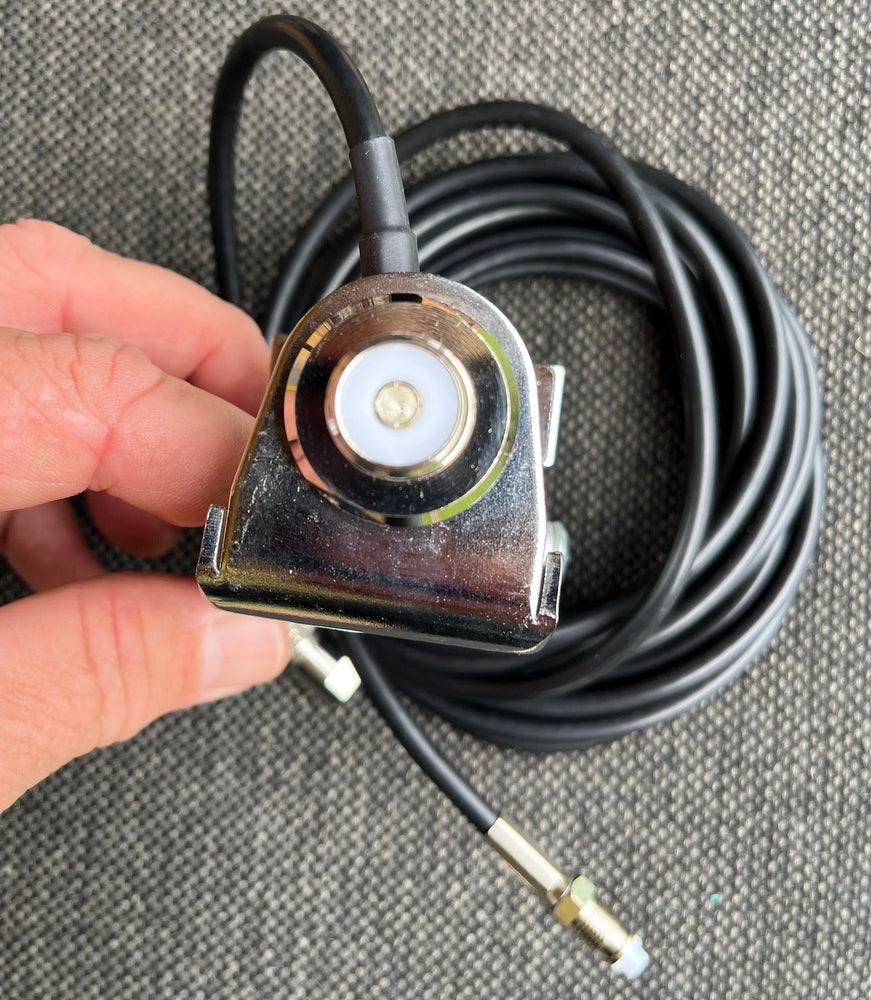 Antenna Mounting Kit #8 - MBC Base, Cable & Mount - SO239 Base 4Meter Coax & Plugs