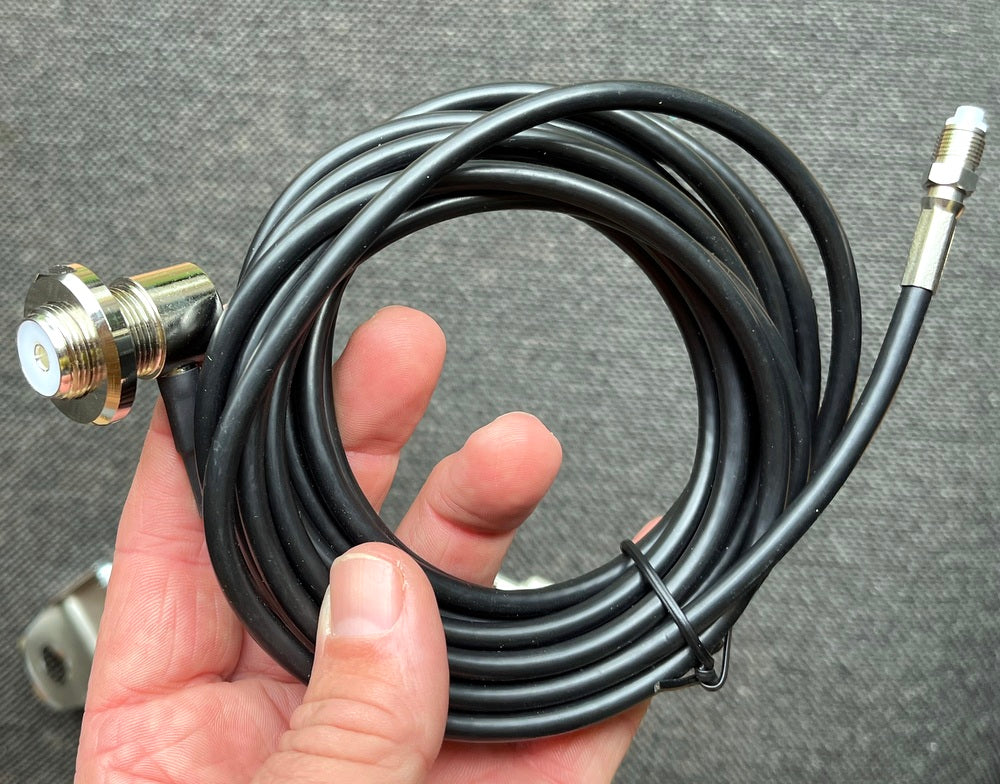 Antenna Mounting Kit #8 - MBC Base, Cable & Mount - SO239 Base 4Meter Coax & Plugs