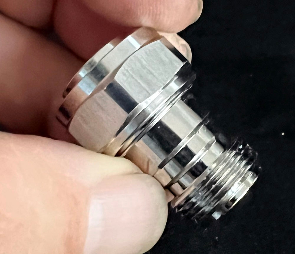 N-Type Female to 4.3-10 Male (Mini) - Adapter Coax Plug